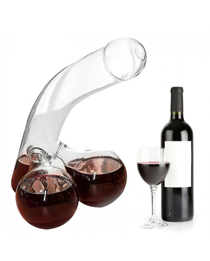 Ensemble de carafe à whisky drôle, carafe à vin rouge, récipient en verre Unique pour le whisky écossais, carafe à [...]