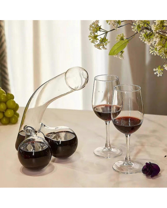 Ensemble de carafe à whisky drôle, carafe à vin rouge, récipient en verre Unique pour le whisky écossais, carafe à [...]