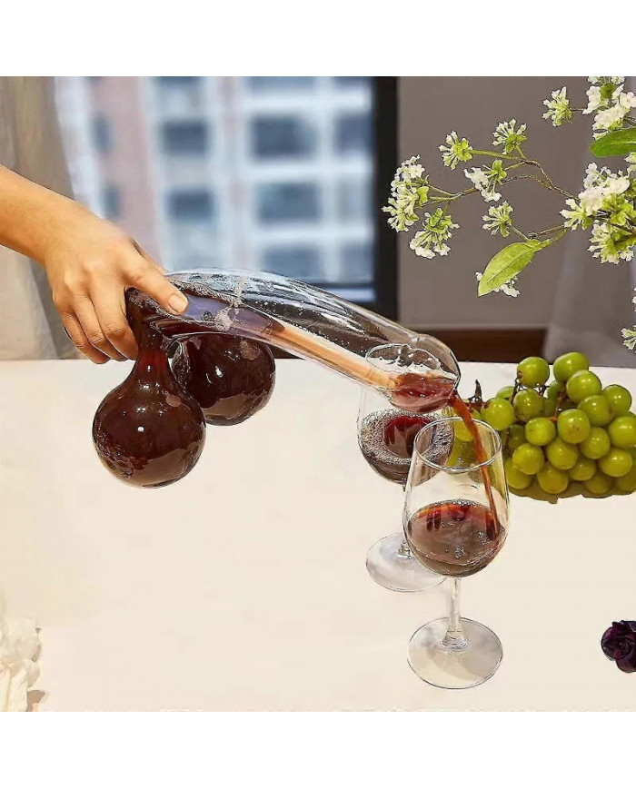 Ensemble de carafe à whisky drôle, carafe à vin rouge, récipient en verre Unique pour le whisky écossais, carafe à [...]