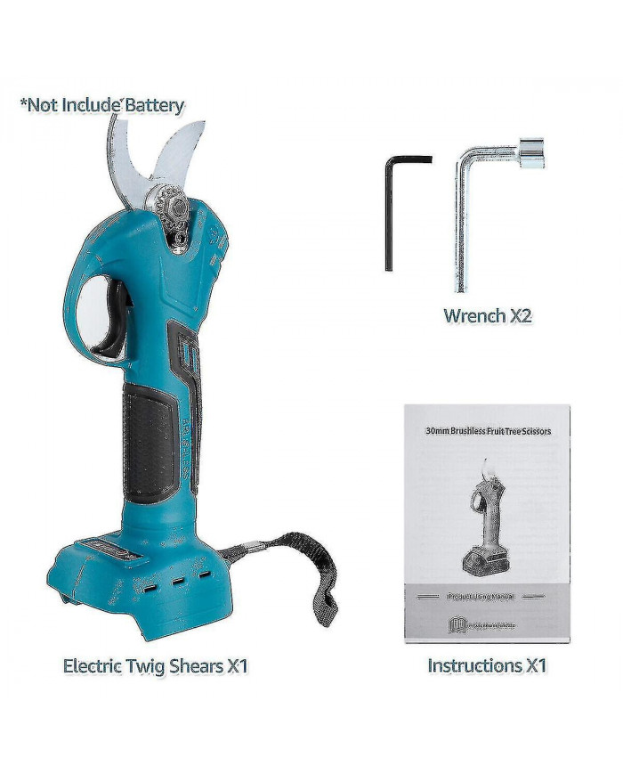 Sécateur électrique sans fil de 40mm Scissor Cutter Sécateur Pour Makita 18v