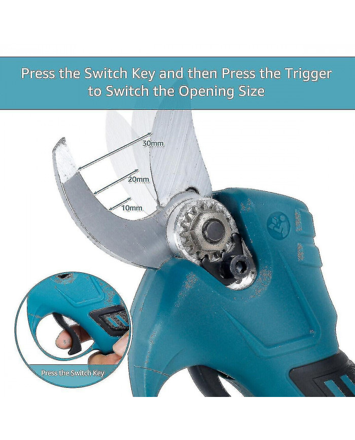 Sécateur électrique sans fil de 40mm Scissor Cutter Sécateur Pour Makita 18v