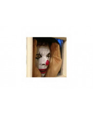 Scary Peeper Freak Halloween Décoration Clown Autocollants de fenêtre d’intérieur et d’extérieur