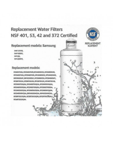 3 Pack Filtre à eau de réfrigérateur pour Samsung Da97-17376b Haf-qin Da97-08006c Qualité
