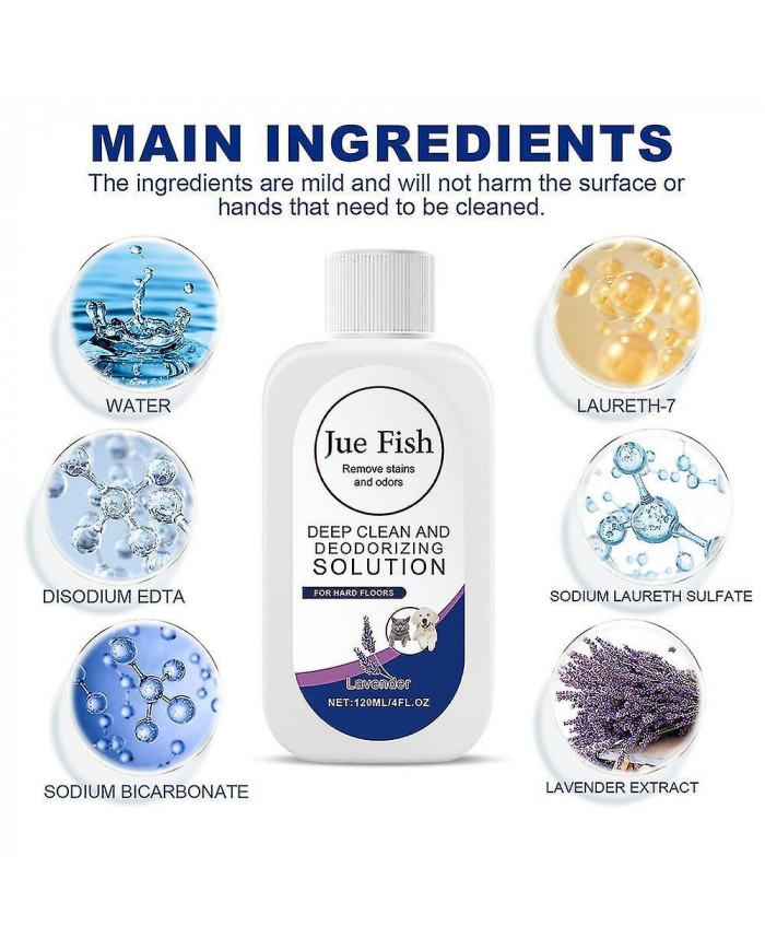 1-3pcs Liquide de nettoyage de sol pour Tineco Floor One S5 / S3 / ifloor3 / 2 / ifloor Series Solution