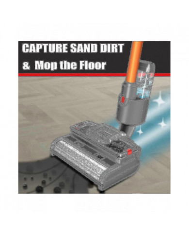 Compatible V15 V11 V10 V8 V7 Brosse à balai électrique humide et sèche avec fonction de nettoyage et de nettoyage