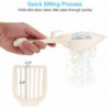 2pcs Litter Scoop, Plastic Litter Scoop With Pp Material, Durable Litter Sieve Scoop - Designed For Easy Sifting Niuniu