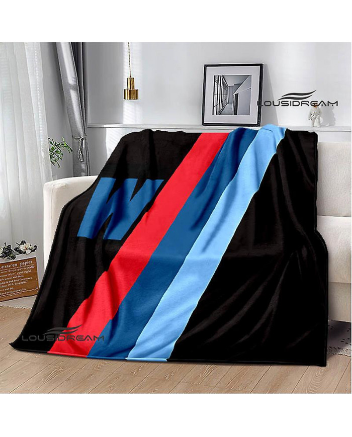 Logo de voiture de course Couverture imprimée Couvertures de pique-Couverture chaude Couverture douce et [...]