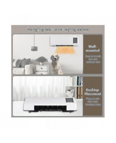 Chauffage portable et climatiseur Combo Bureau mural 2en1 Radiateur électrique Climatiseur pour le chauffage et la [...]