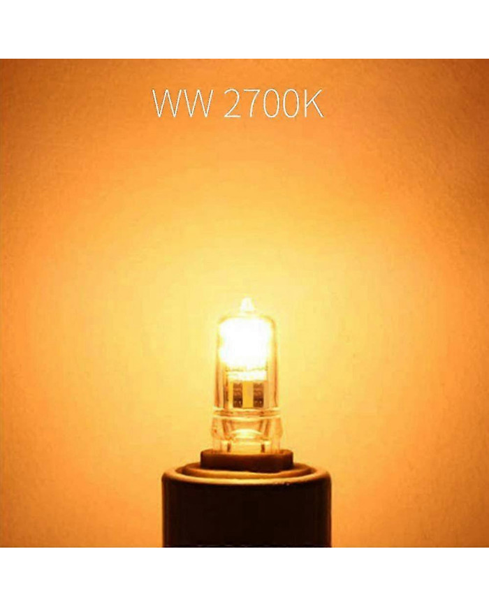 10pcs G6.35 Ampoules halogènes 2 broches 12v 35w, blanc chaud 2700k, pour lustres, lumières de piste, lumières de [...]