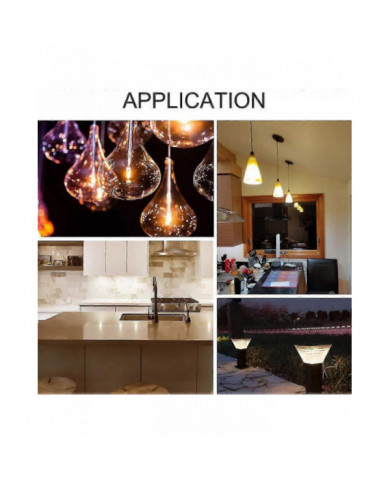 10pcs G6.35 Ampoules halogènes 2 broches 12v 35w, blanc chaud 2700k, pour lustres, lumières de piste, lumières de [...]