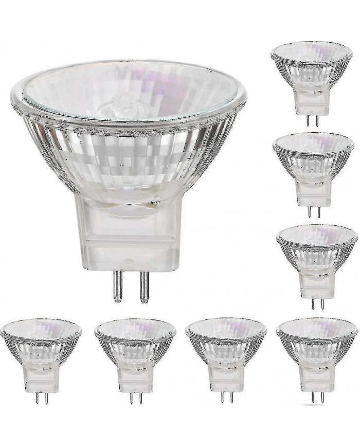 12v 35w lampes halogènes Gu5.3 Spot Base Blanc chaud, Dimmable, Pack De 8