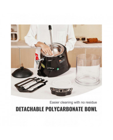 Distributeur de chocolat chaud, 10 L, plage de température réglable 30-90, réservoir ABS de haute qualité avec [...]