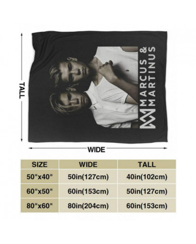 Couvertures confortables Marcus & Martinus ultra-douces pour quatre saisons, couvertures chaudes légères, adaptées [...]