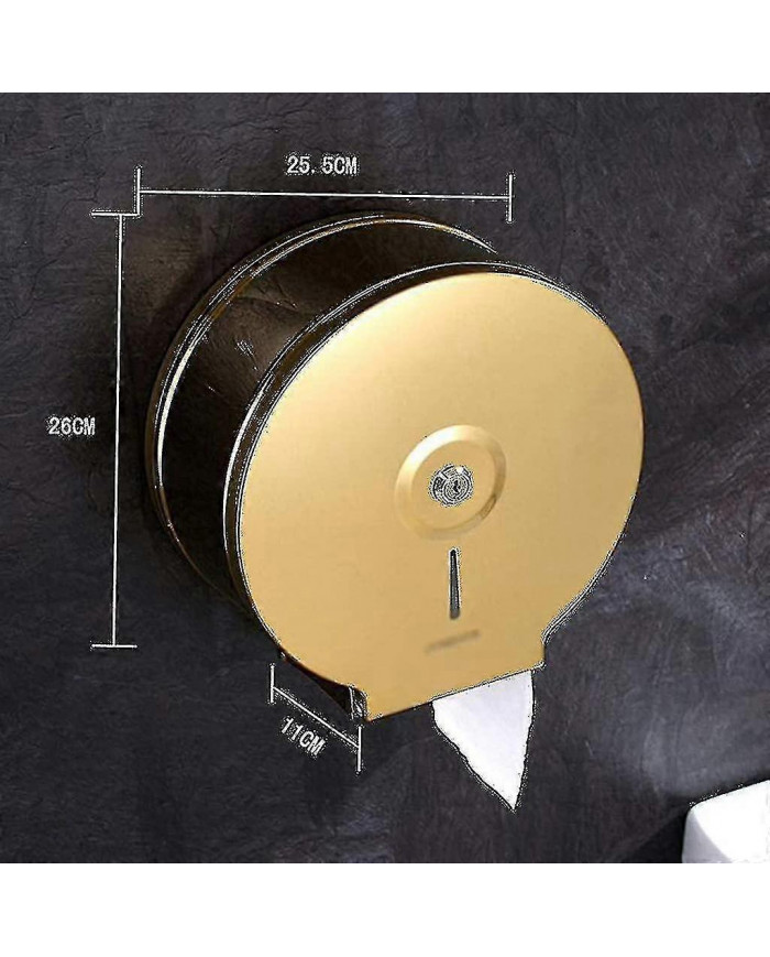 Support de papier toilette suspendu mural Support de rouleau de papier toilette en laiton, bronze brossé