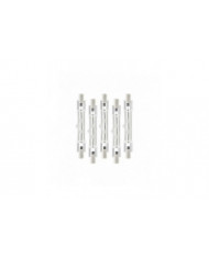 5 Pack R7s 118mm 300w 230v, r7s Ampoule linéaire halogène, lampe halogène dimmable pour la construction Wo