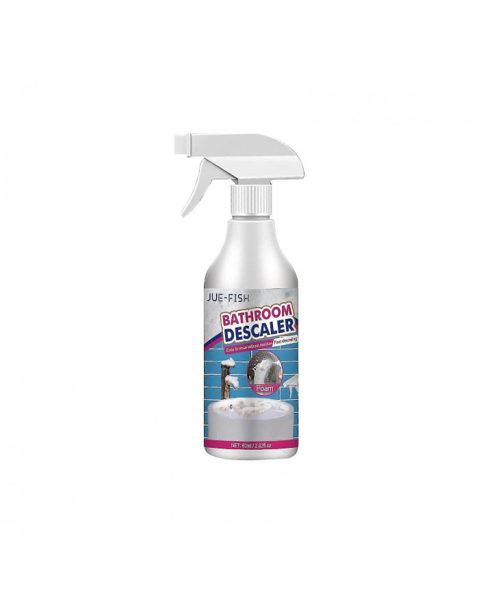 Nettoyant de salle de bain Salle de bain Détartrant en verre à carrelage Robinet Dissolvant Baignoire Nettoyant 60ml