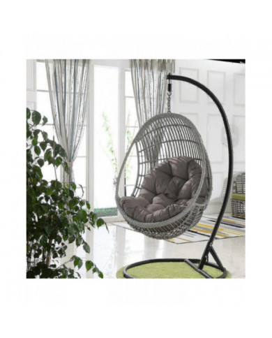 Panier chaise oeuf coussin jardin hamac berceau (coussin uniquement, chaise oeuf non incluse)