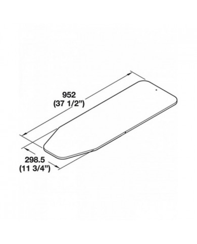 Hafele Ironfix Housse de planche à repasser de rechange 568.60.907