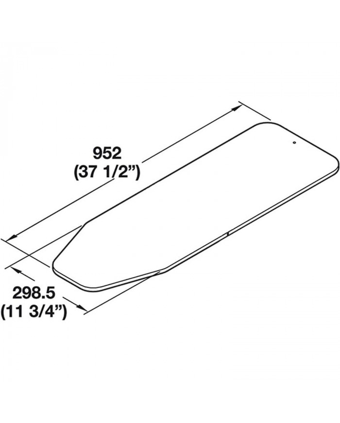 Hafele Ironfix Housse de planche à repasser de rechange 568.60.907