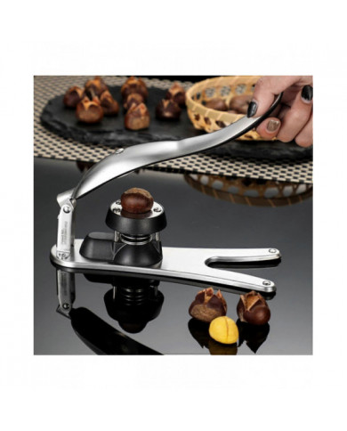 Ouvre-châtaigne Coupe-châtaigne Pinces à châtaignes en acier inoxydable Découseur rapide de pelure de châtaigne [...]