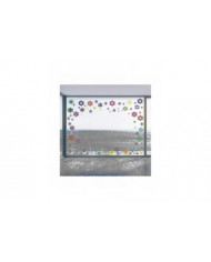 96 Pièces Voiture Fleurs Autocollants 60's Hippie Thème Party Stickers Multicolore Daisy Stickers Vinyle Retro [...]