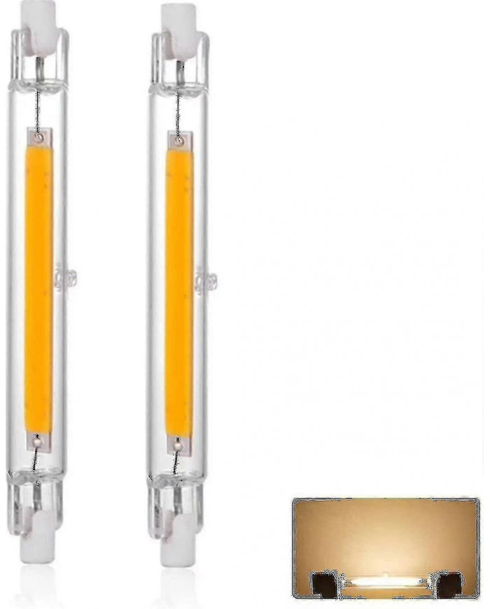 R7s Ampoule LED 118mm 30W Dimmable, Blanc chaud 3000k 3000LM, Linéaire Remplacer J118 300W Lampe Halogéne, 360 A