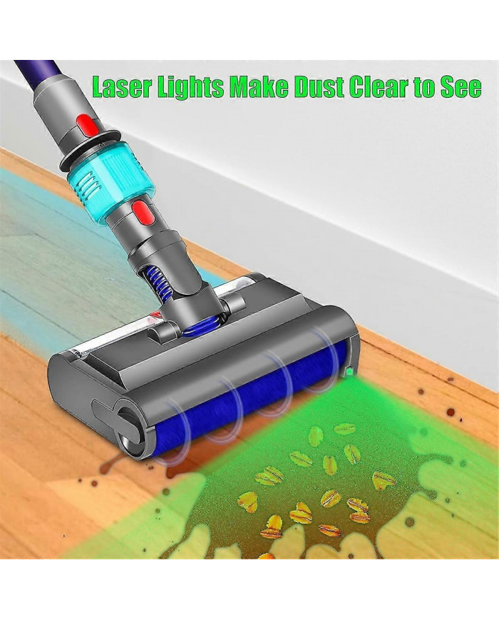 Brosse de lavage pour vadrouille électrique V7 V8 V10 V11 V15 humide et sèche avec lumière verte Nettoie et sèche [...]