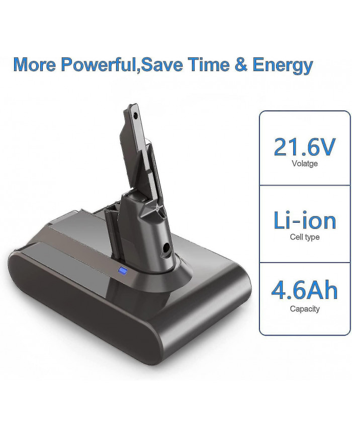 V7 Batterie 21.6V 4600mah Compatible V7 Animal V7 Hepa V7 Motorhead Pro V7 Trigger V7 Car