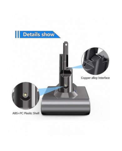 V7 Batterie 21.6V 4600mah Compatible V7 Animal V7 Hepa V7 Motorhead Pro V7 Trigger V7 Car