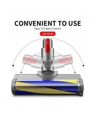 Pour les accessoires de tête d’aspirateur V7 V10 V11 V15 avec lumière de détecteur de poussière, pièces de tête de [...]