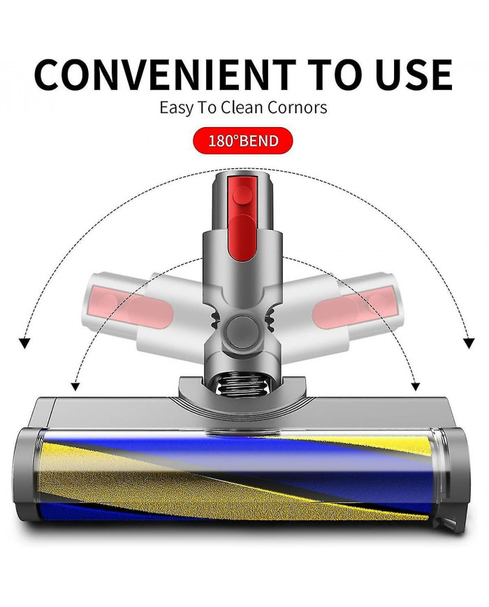 Pour les accessoires de tête d’aspirateur V7 V10 V11 V15 avec lumière de détecteur de poussière, pièces de tête de [...]