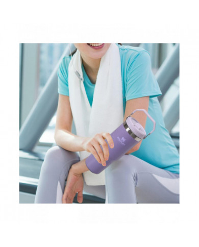 Gobelet de paille de 30 oz en acier inoxydable Tasse isolée sous vide Tasse thermique de grande capacité étanche pour