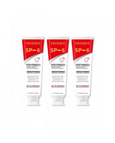 3pcs SP-6 Dentifrice Blanchissant Probiotique