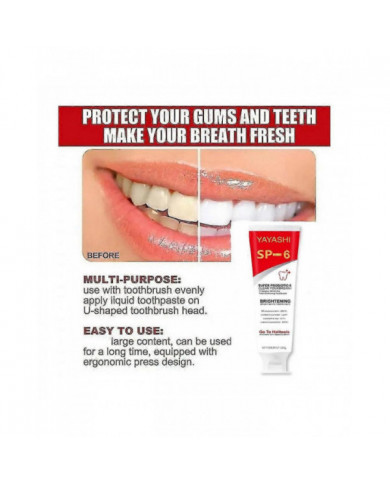 3pcs SP-6 Dentifrice Blanchissant Probiotique