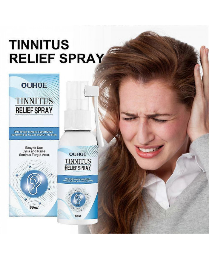 2x spray de soulagement des acouphènes, soulagement des acouphènes pour les oreilles bourdonnantes, soulagement [...]