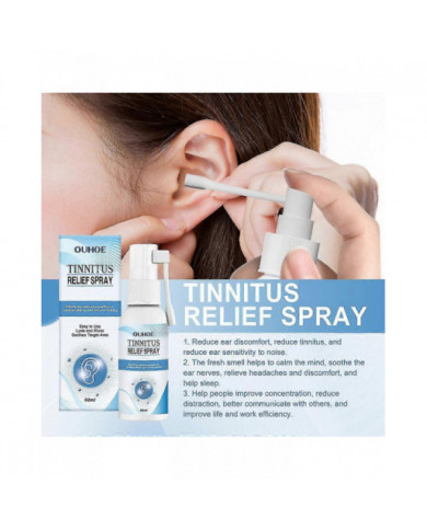 2x spray de soulagement des acouphènes, soulagement des acouphènes pour les oreilles bourdonnantes, soulagement [...]