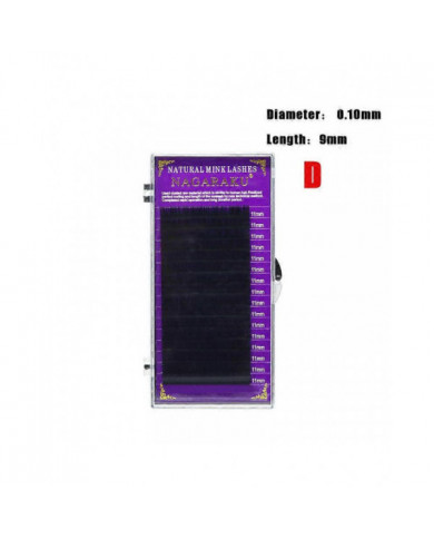 Nagaraku Individual Classic Cils Fibre Synthétique Naturelle Cils Extension de Cils