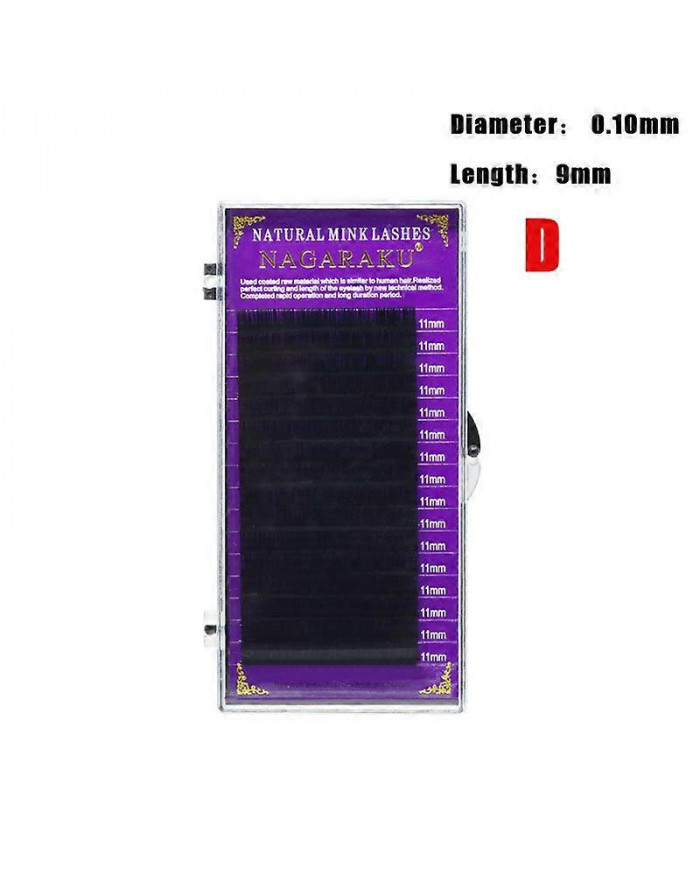 Nagaraku Individual Classic Cils Fibre Synthétique Naturelle Cils Extension de Cils