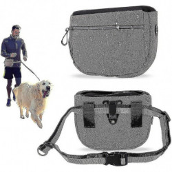 Pochette de friandises pour chiens, sac de poche de dressage de chien avec ceinture réglable et distributeur de [...]