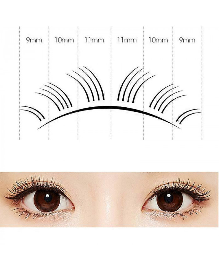 Nagaraku Individual Classic Cils Fibre Synthétique Naturelle Cils Extension de Cils