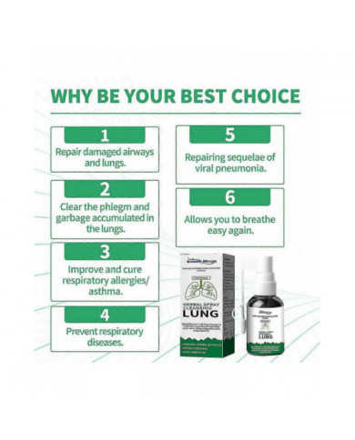 3x Lung Detox Herbal Cleanser Spray Pour Fumeurs Effacer La Congestion Nasale Solution Anti Ronflement Arrêter Le [...]
