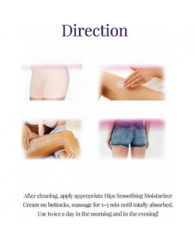 Crème anti-acné fessier, Crème hydratante lissante hanches, Crème éclaircissante fesses et cuisses, Crème [...]