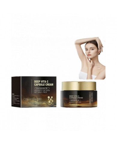 Crème Deep Vita C, lotion hydratante anti-rides à la vitamine C pour un éclat instantané