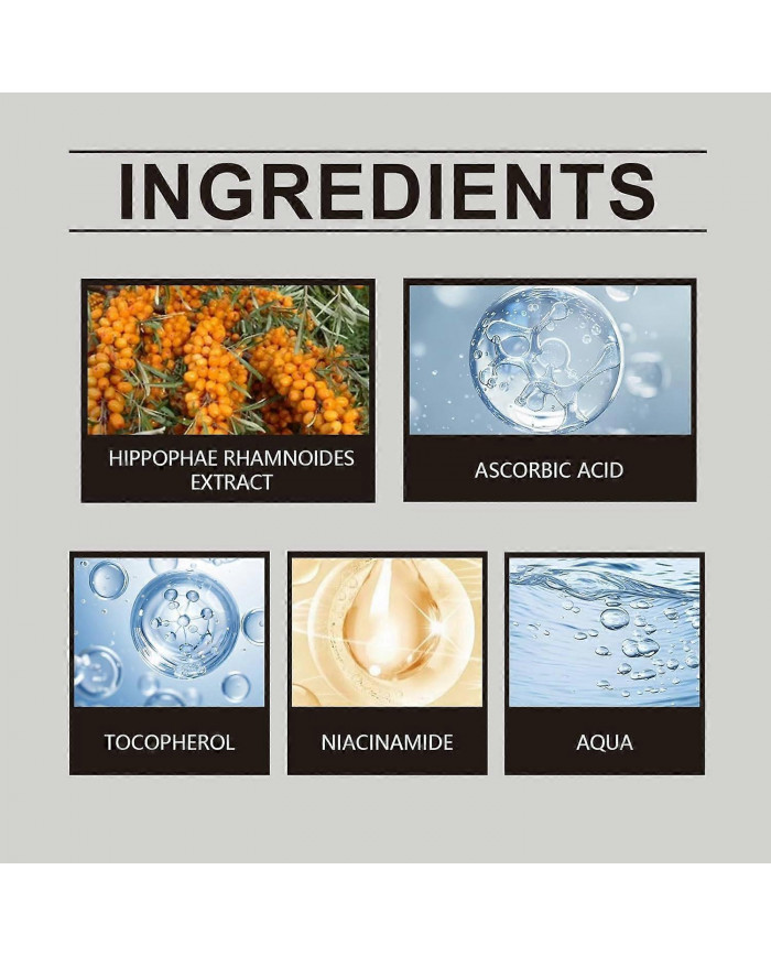 Crème Deep Vita C, lotion hydratante anti-rides à la vitamine C pour un éclat instantané