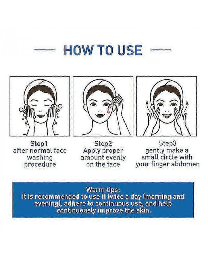 3pcs Anti-âge Hyalu B5 Sérum Anti-rides Concentré Réparateur 30ml