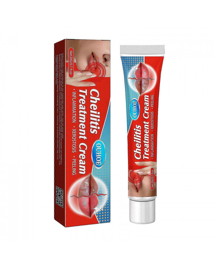 20g Baume à lèvres Crème de traitement de la chéilite Enlever l’huile foncée Hydratant les lèvres Réparateur Anti- [...]