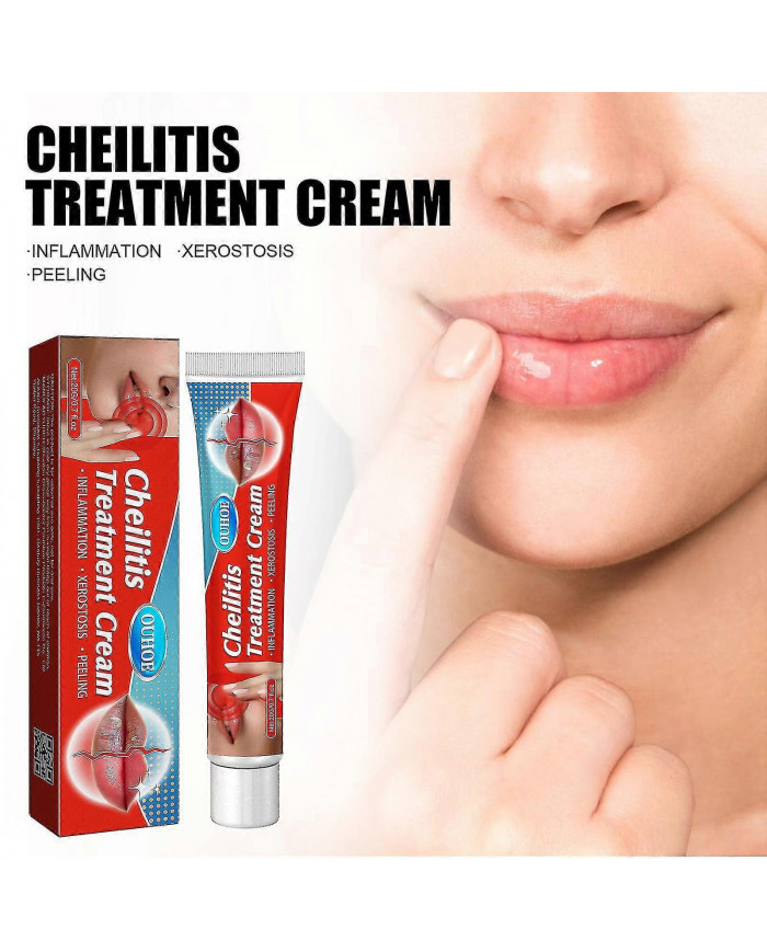 20g Baume à lèvres Crème de traitement de la chéilite Enlever l’huile foncée Hydratant les lèvres Réparateur Anti- [...]