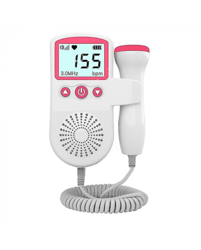 Doppler fœtal à ultrasons Détecter le taux de rythme cardiaque de bébé Moniteur prénatal