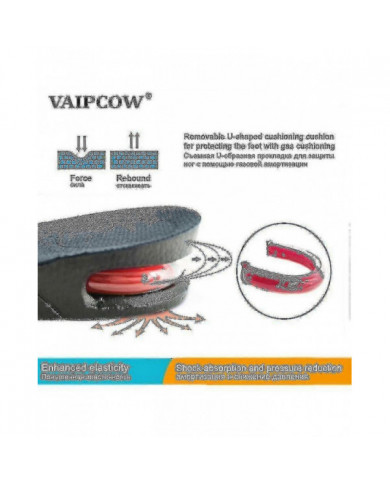 Semelle intérieure invisible pour l’augmentation, de 3 cm à 9 cm, coussin d’accentuation, réglable