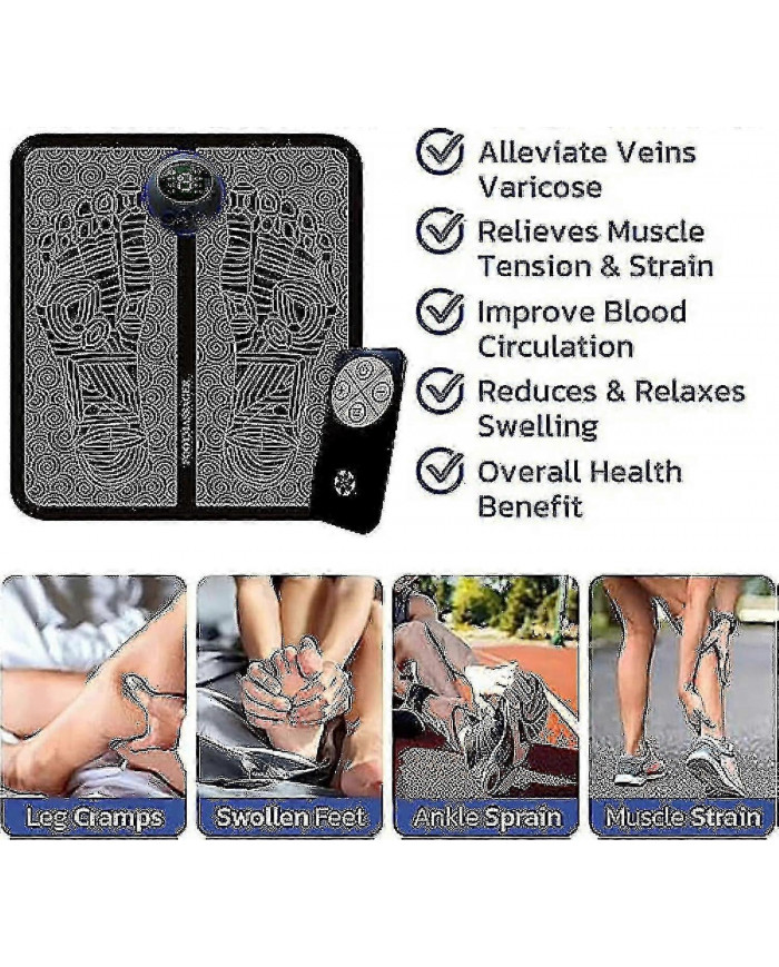 Masseur de pieds pour les pieds de neuropathie, masseur de corps entier pour la neuropathie, 8 modes 19 niveaux de [...]